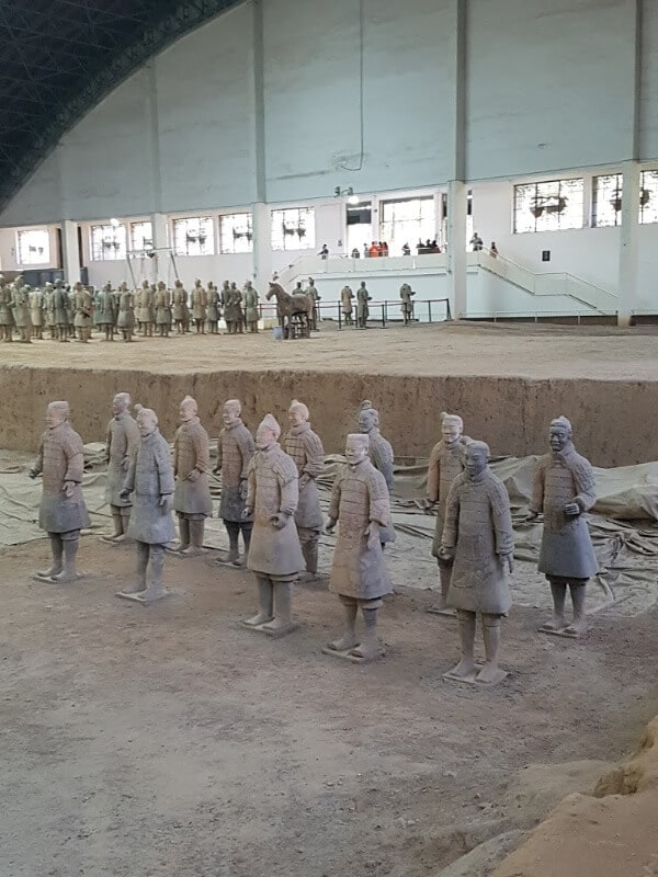 cool things to see in Xi'an, Terracotta Warriors, a row of soldiers 