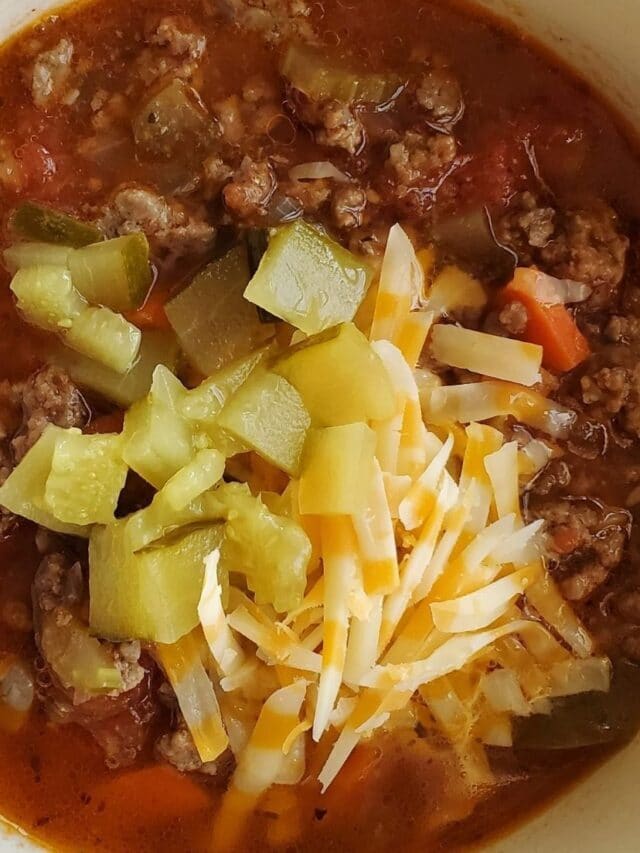 Hamburger Vegetable Soup Story